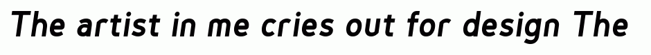 Genius Bold Italic