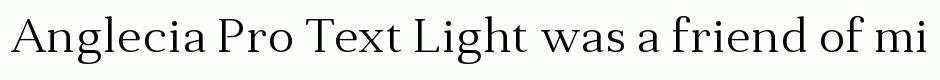 Anglecia Pro Text Light