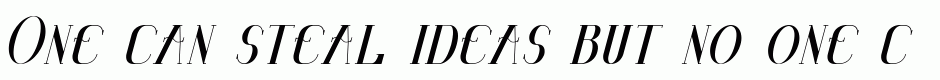Senandung Malam Italic Bold