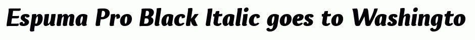 Espuma Pro Black Italic