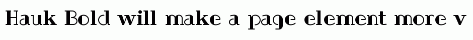 Hauk Bold