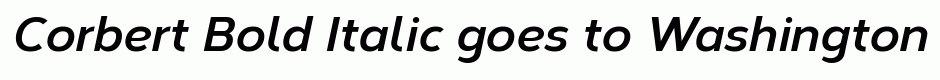 Corbert Bold Italic