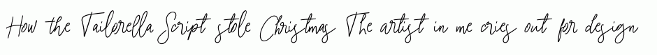 Tailorella Script