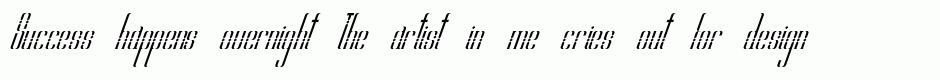 Hiroshi deco italic