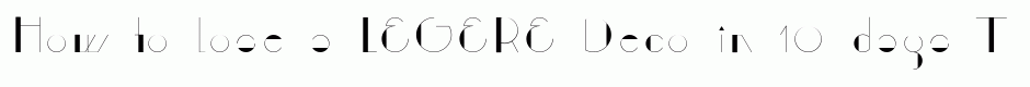 LEGERE Deco