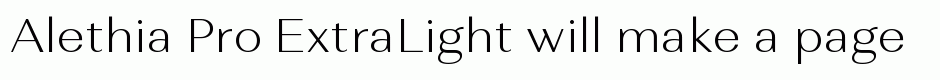 Alethia Pro ExtraLight