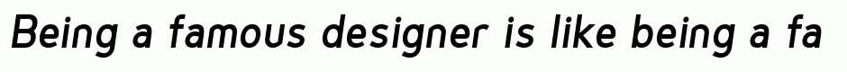 Genius Semibold Italic
