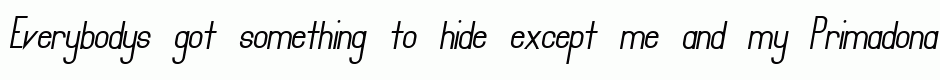Primadona Italic Bold