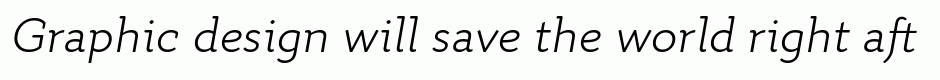 Quiza Pro Light Italic