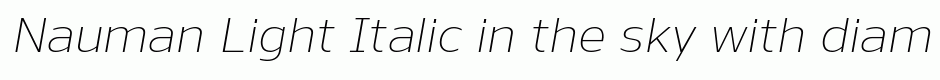 Nauman Light Italic