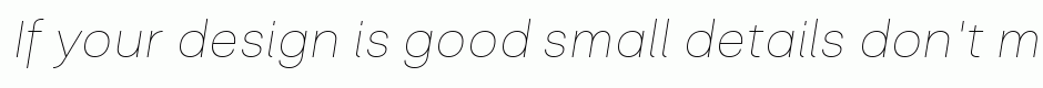 Clinica Pro Thin Italic