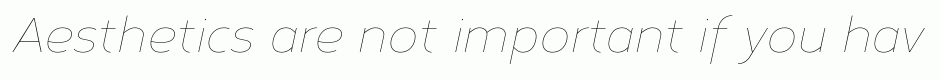 Corbert Thin Italic