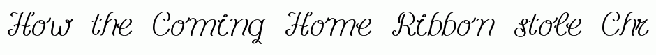 Coming Home Ribbon