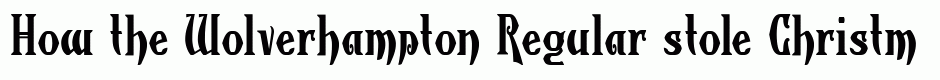 Wolverhampton Regular