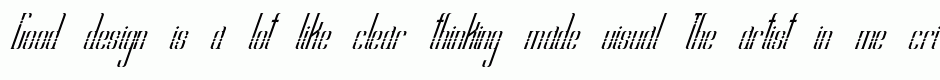 Hiroshi deco italic