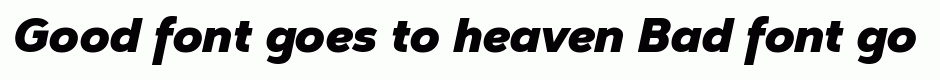 Corbert Black Italic