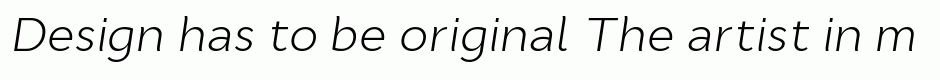 Cyntho Pro Light Italic
