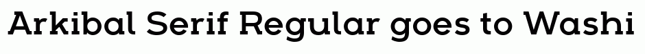 Arkibal Serif Regular