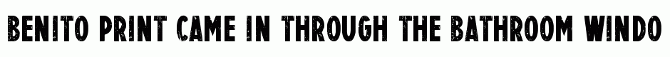 BENITO Print