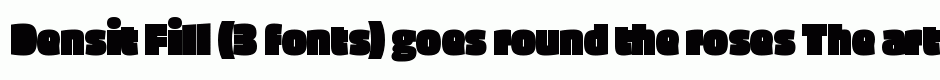 Densit Fill (3 fonts)