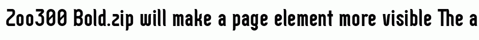 Zoo300 Bold.zip