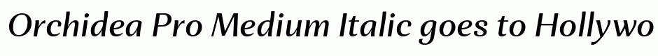 Orchidea Pro Medium Italic