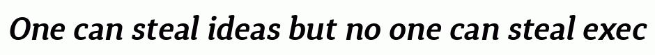 Synerga Pro SemiBold Italic