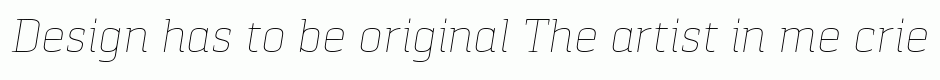 Pancetta Serif Pro Thin Italic