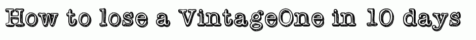 VintageOne