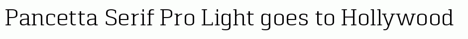 Pancetta Serif Pro Light