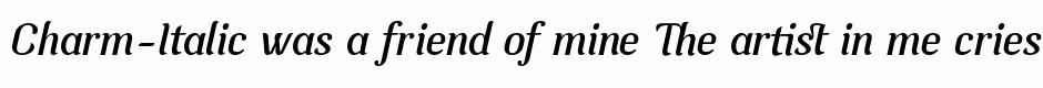 Charm-Italic