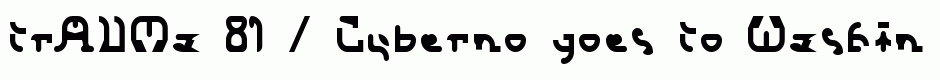 trAUMa 81 / Cyberno