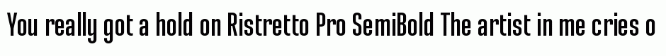 Ristretto Pro SemiBold