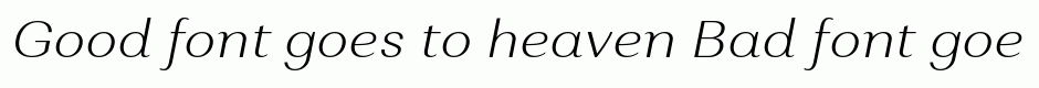 Alethia Pro ExtraLight Italic