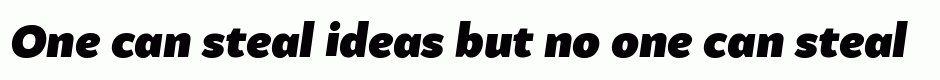 Samo Sans Pro Ultra Italic