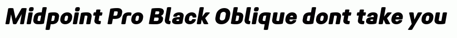 Midpoint Pro Black Oblique