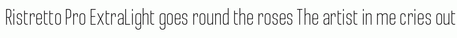 Ristretto Pro ExtraLight