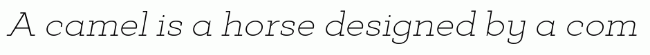 Deposit Pro ExtraLight Italic