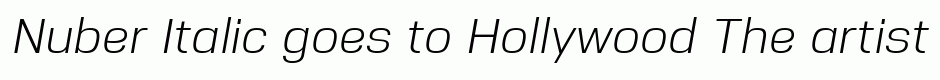 Nuber Italic