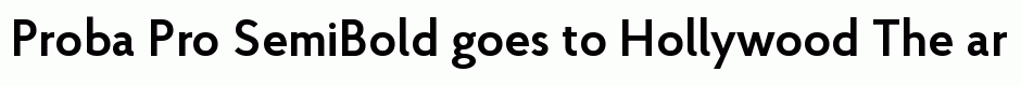 Proba Pro SemiBold