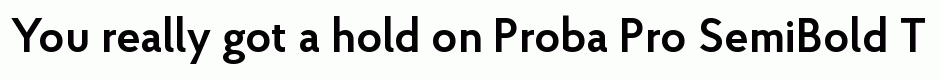 Proba Pro SemiBold