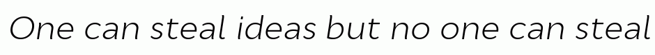 Cyntho Pro Light Italic