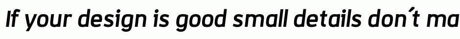 Korpo Alt Sans bold italic