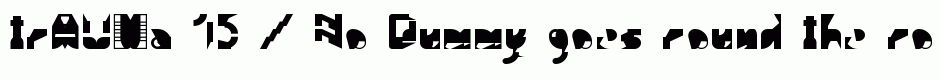 trAUMa 15 / No Dummy