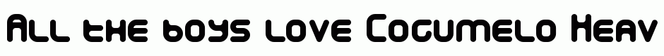 Cogumelo Heavy Italic