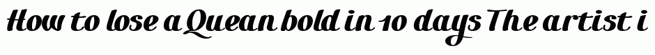 Quean bold