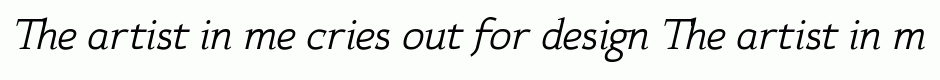 Xcetera italic