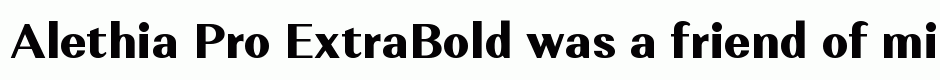 Alethia Pro ExtraBold
