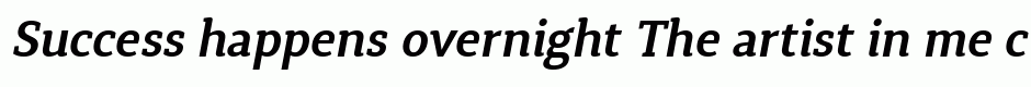Synerga Pro SemiBold Italic