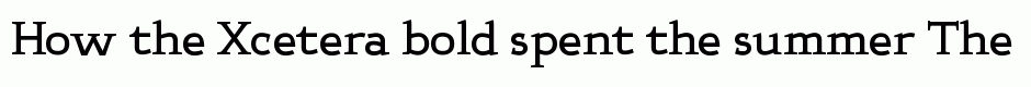 Xcetera bold